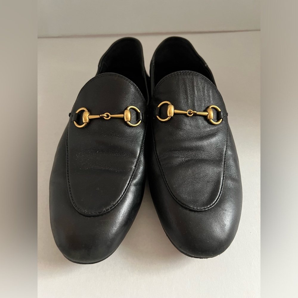 GUCCI Brixton Horsebit Convertible Black Loafer - Picture 9 of 10